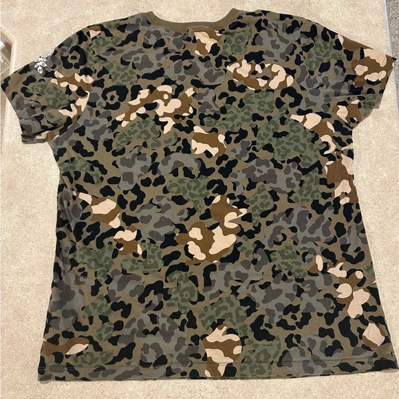 Women’s Converse XL Army Print Floral T-shirt 100% Cotton - Picture 2 of 6